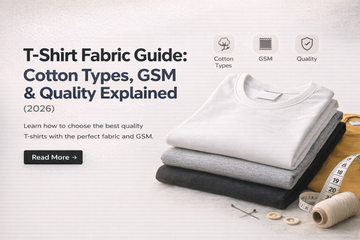 T-Shirt Fabric Guide: Cotton Types, GSM & Quality Explained