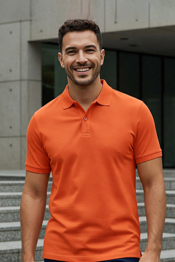 Orange Polo Shirt KRAZYKIND