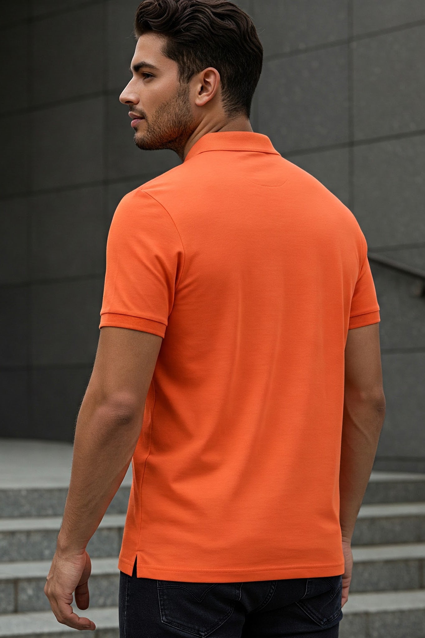 Orange Polo Shirt KRAZYKIND