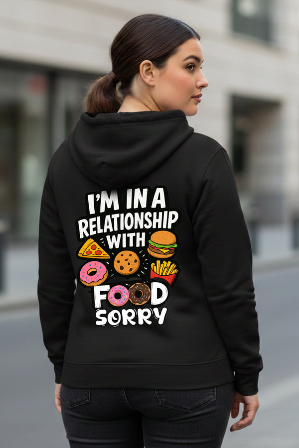 KRAZYKIND Food Hoodie featuring a colorful, food-themed graphic design on soft fabric, casual streetwear style.