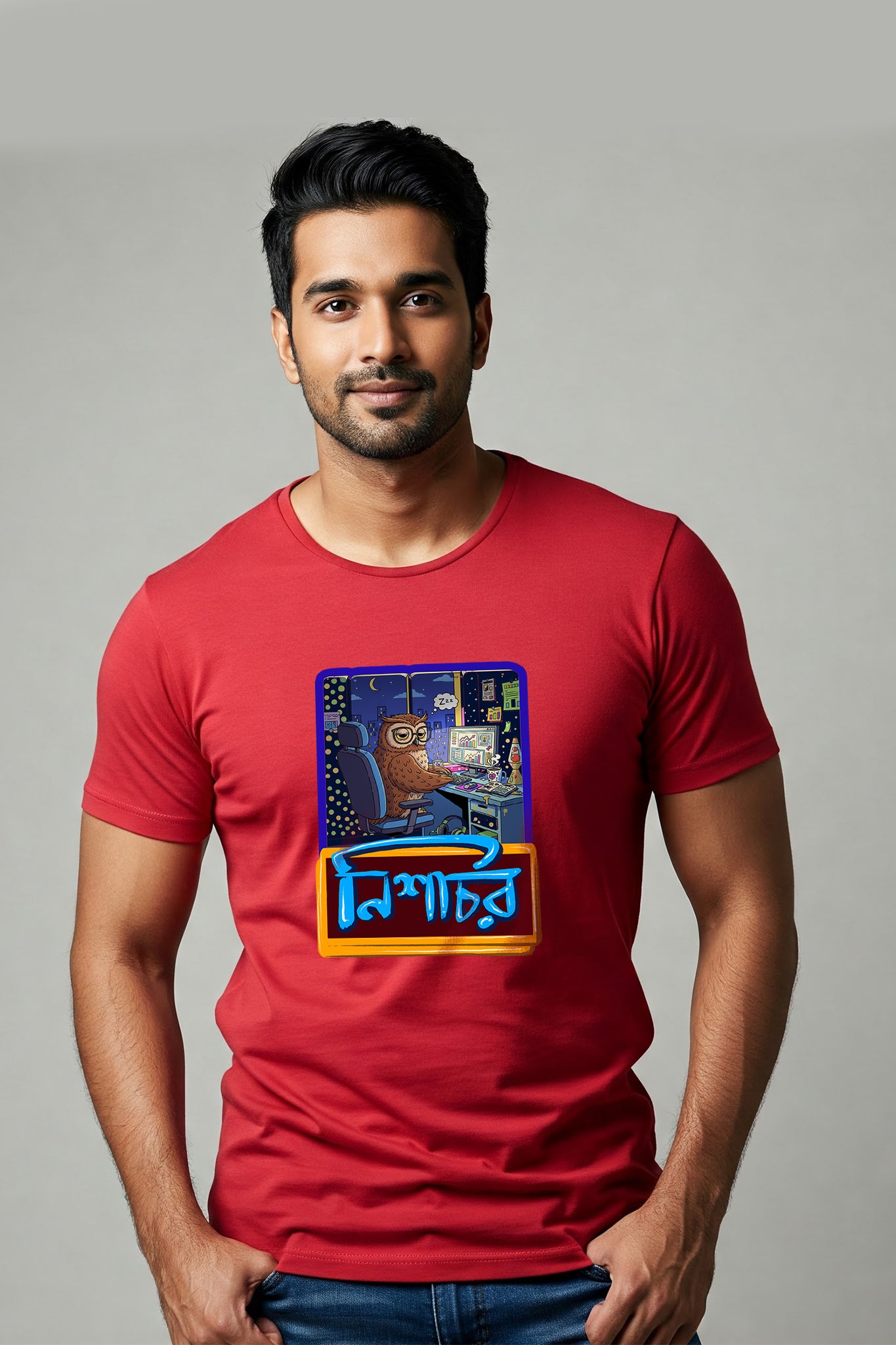 KRAZYKIND Nishachor, a vibrant traditional garment with intricate patterns and colorful embroidery displayed in the image.