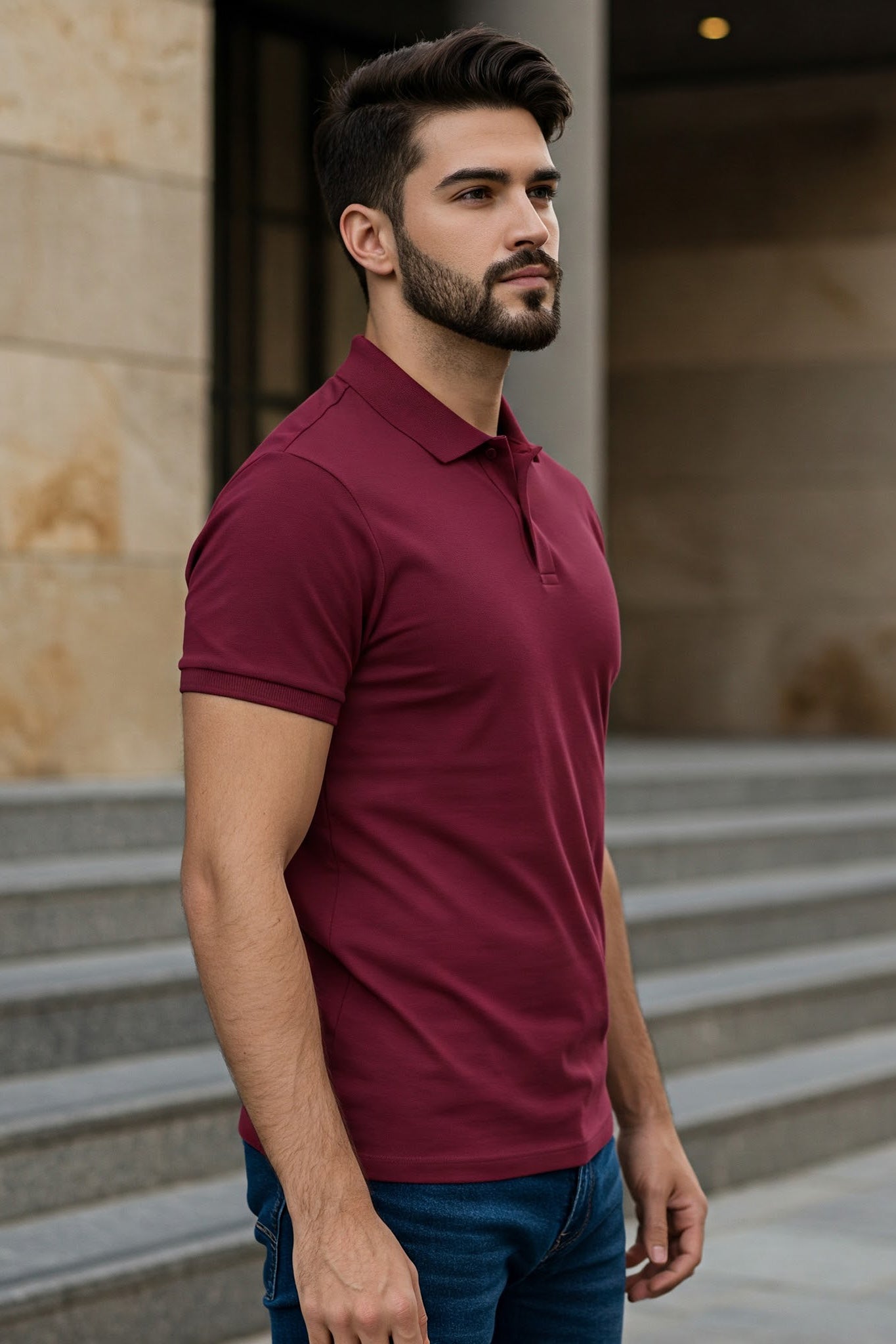Maroon Polo Shirt KRAZYKIND