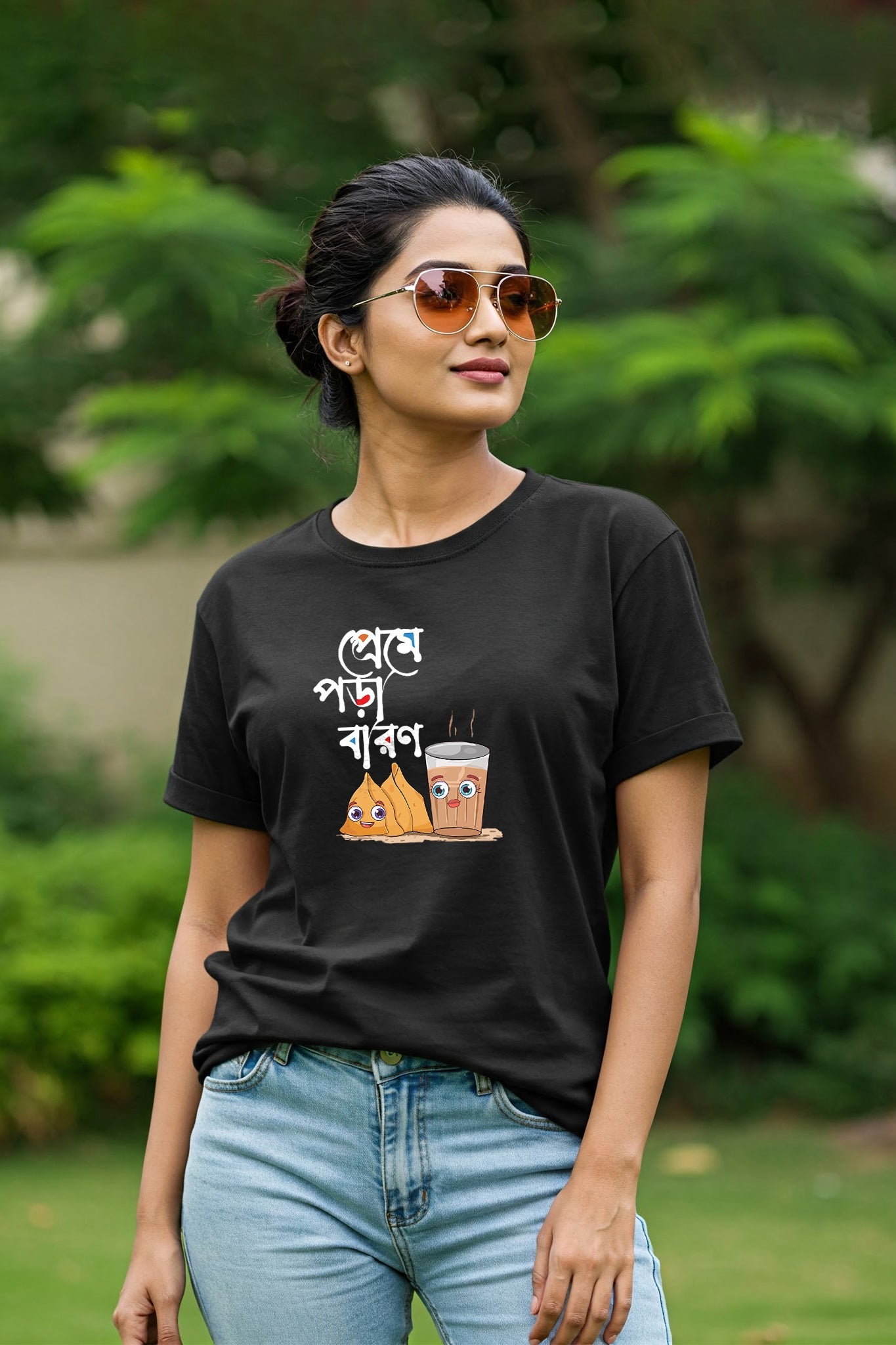 Prem A Pora Baron | Regular Cotton T-Shirt for Women | Krazy Kind KRAZYKIND