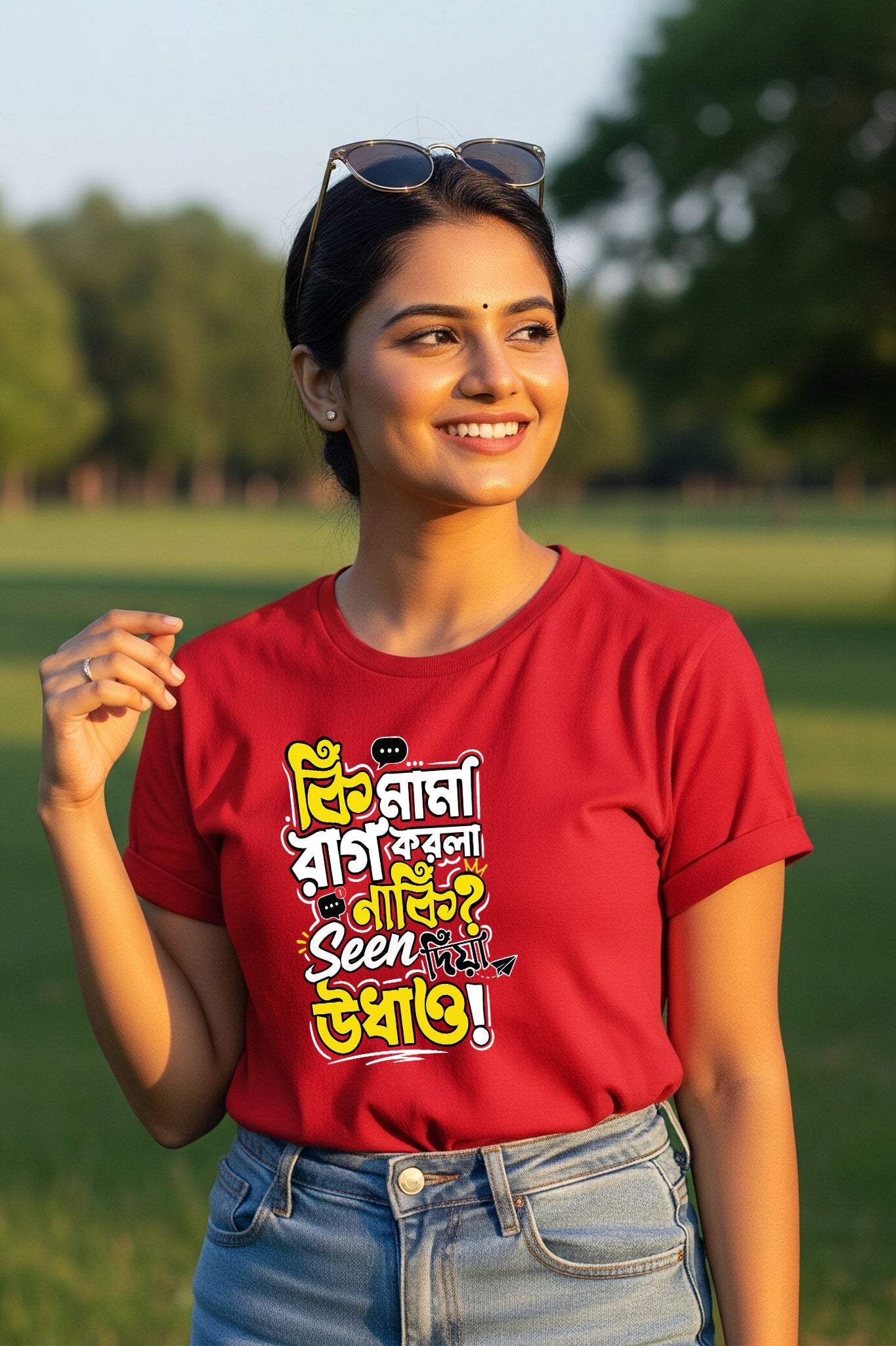 Rag Korla? Mama| Regular Cotton T-Shirt for Women | Krazy Kind KRAZYKIND