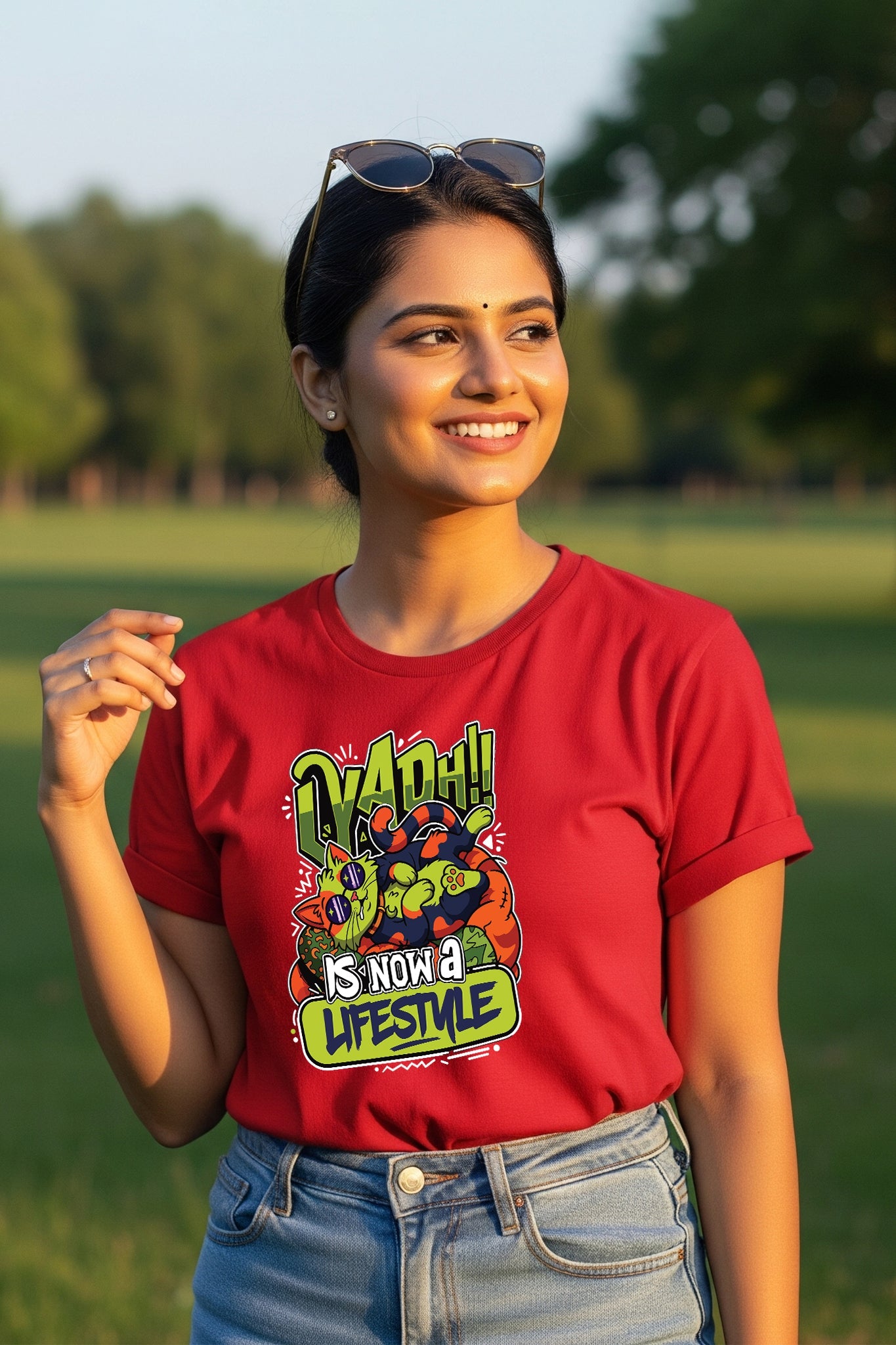 Laydh Lifestyle| Regular Cotton T-Shirt for Women | Krazy Kind KRAZYKIND