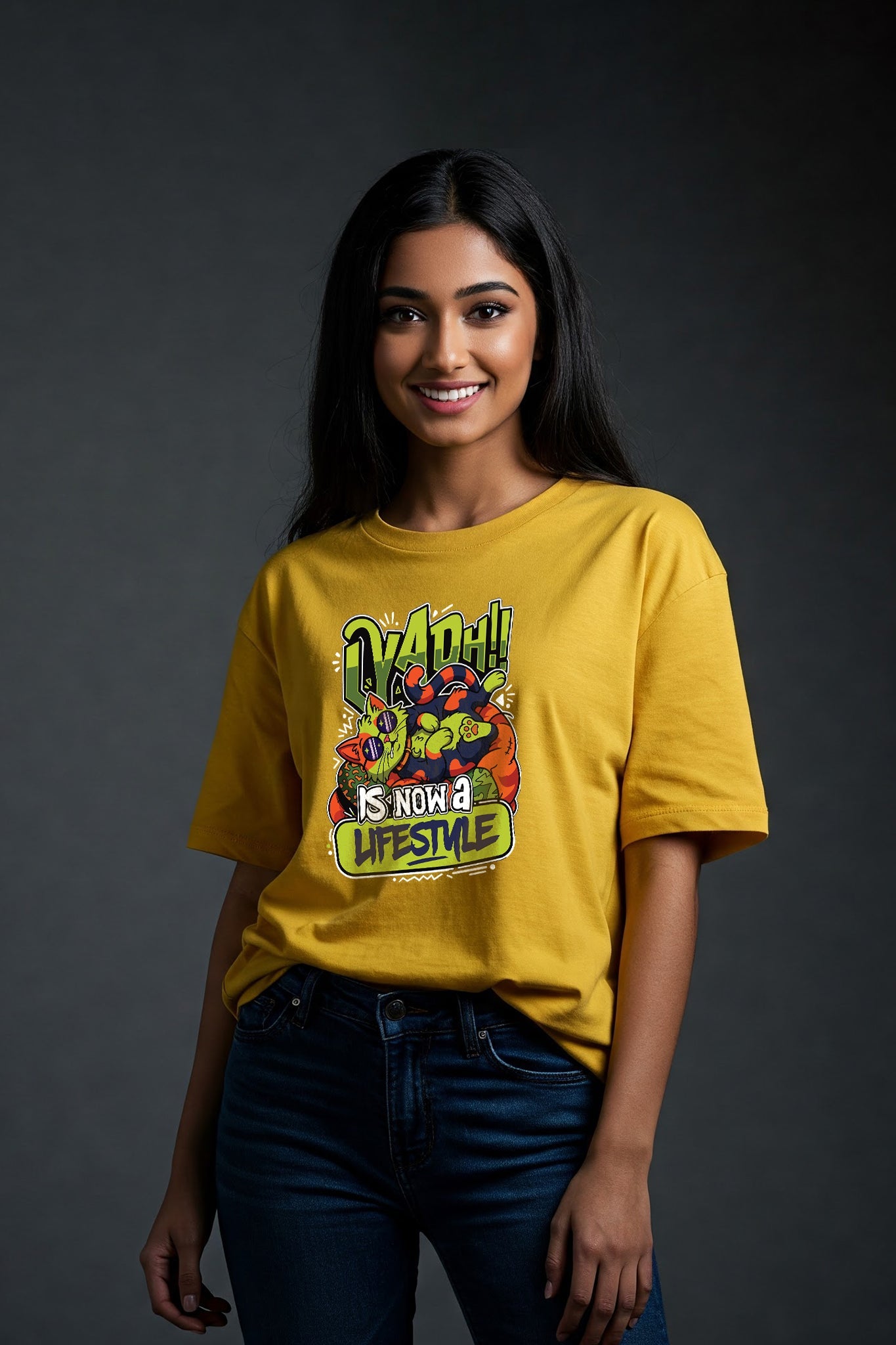 Laydh Lifestyle| Regular Cotton T-Shirt for Women | Krazy Kind KRAZYKIND
