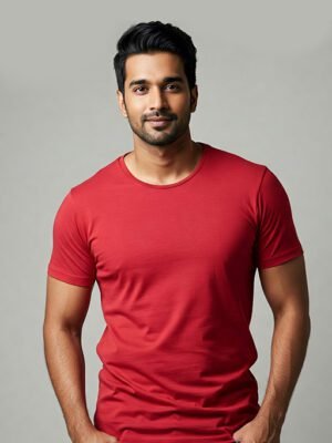 Red Solid T-Shirt