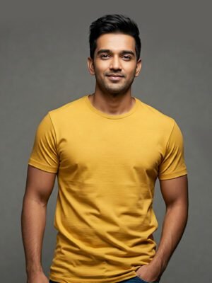 Yellow Solid T-Shirt
