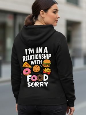 Food Lover Black Hoodie