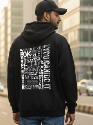 Believe Yourself Black Hoodie